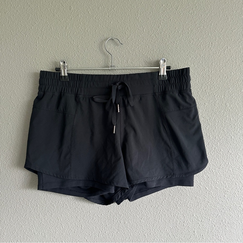 CALIA by Carrie Underwood Black shorts with Built in Liner Small